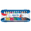 BOX 12 TUBETTI TEMPERA 12ML GIOTTO TUBO 4 ASSORTITO