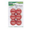 BLISTER 12 MAGNETI MR-30 ROSSO DIAM.30MM