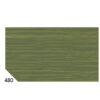 10RT CARTA CRESPA VERDE OLIVA 480 (50X250CM) GR.60 Rex Sadoch