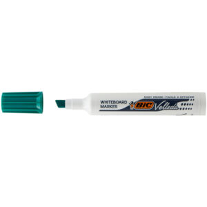 Pennarello VELLEDA 1791 punta scalpello whiteboard verde BIC