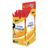 Scatola 50 penna sfera CRISTAL fine 0,8mm rosso BIC