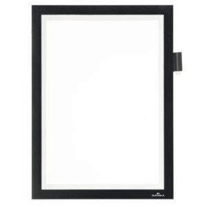 Cornice adesiva Duraframe Note A4 21X29,7cm nero DURABLE