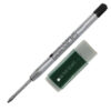 BLISTER 1 REFILL + GOMMA MONTEVERDE PER SFERA CANCEL. PARKER NERO PUNTA MEDIA