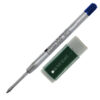 BLISTER 1 REFILL + GOMMA MONTEVERDE PER SFERA CANCEL. PARKER BLU PUNTA MEDIA