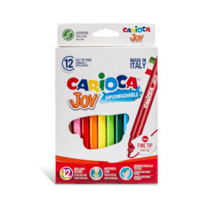 SCATOLA 12 PENNARELLI JOY LAVABILI COLORI ASSORTITI CARIOCA