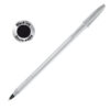 Scatola 20 penna sfera CRISTAL SHINE SILVER medio 1,0mm nero BIC