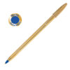 Scatola 20 penna sfera CRISTAL SHINE GOLD medio 1,0mm blu BIC