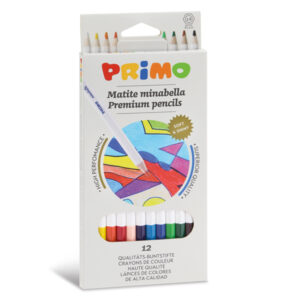 Astuccio 12 matite colorate diam. 3,8mm Minabella PRIMO