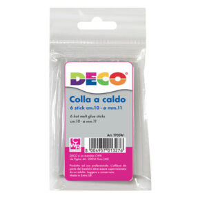 6 stick colle per pistola grande TY102M diam. 11mm - lungh. 10cm DECO