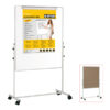 Lavagna Duo a doppia superficie 100x100cm Bi-Office