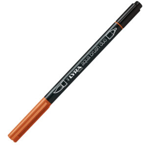 Pennarello a 2 punte AQUA BRUSH DUO cinabro LYRA L6520017