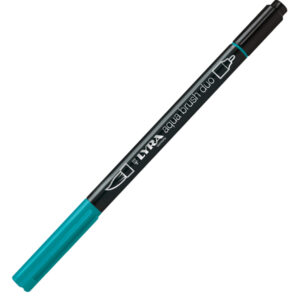 Pennarello a 2 punte AQUA BRUSH DUO verde Paolo Veronese LYRA L6520061