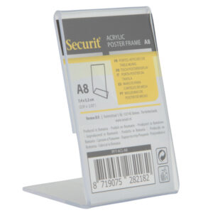 Display a L 8x5,2x4,1cm (A8) Securit