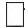 Cornice magnetica Duraframe Note A4 21X29,7cm nero Durable