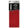 Busta 5 fogli carta velina 20gr 50x76cm rosso DECO