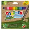 Scatola 12 pennarelli Jumbo Eco Family lavabili colori assortiti Carioca