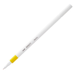 Fineliner EMOTT tratto 0.4mm giallo Uni Mitsubishi