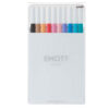 Astuccio 10 fineliner EMOTT tratto 0.4mm colori ass. Soft Pastel Uni Mitsubishi