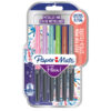 Blister 6 pennarelli Flair Nylon colori assortiti Metallic Papermate