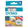 NASTRO DYMO TIPO D1 (6MMX7MT) NERO/TRASPARENTE 436100