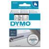 NASTRO DYMO TIPO D1 (9MMX7M) NERO/TRASPARENTE 409100