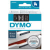 NASTRO DYMO TIPO D1 (19MMX7MT) BIANCO/NERO 458110