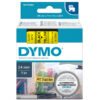 NASTRO DYMO TIPO D1 (24MMX7MT) NERO/GIALLO 537180