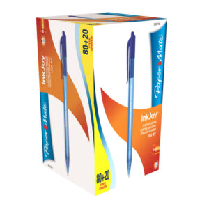 Special pack 80+20 penna sfera scatto INKJOY Stick 100RT 1,0mm blu PAPERMATE