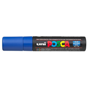 Marcatore UNI POSCA PC17K p.scalpello 15mm blu UNI MITSUBISHI