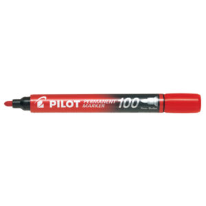 MARCATORE PERMANENTE 100 ROSSO P.TONDA 4.5MM PILOT