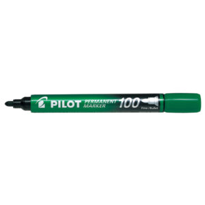 MARCATORE PERMANENTE 100 VERDE P.TONDA 4.5MM PILOT