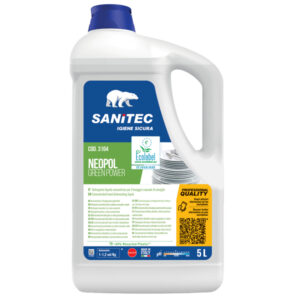 Detergente piatti tanica 5Lt Green Power Sanitec