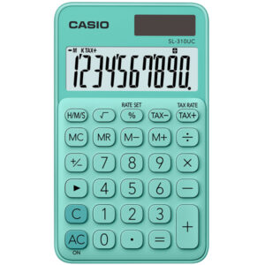 Calcolatrice tascabile SL-310UC verde CASIO