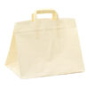 Scatola 200 Shoppers carta craft 32x22x24CM FLAT XLARGE bianco