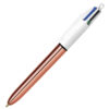 Scatola 12 penna sfera a scatto 4 Colori Rose Gold 1.0mm BIC