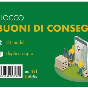 BLOCCO BUONI CONSEGNA 50 FOGLI DUPLICE COPIA F.TO 17X10