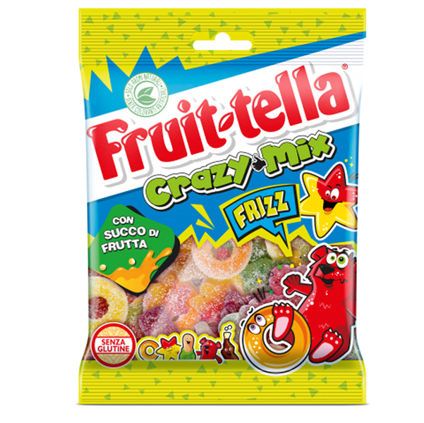 Caramelle gommose Frit-tella Crazy mix Frizz f.to 175gr