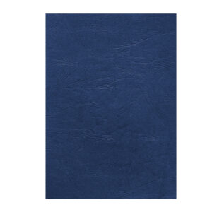 100 Copertine A4 cartoncino groffrato semilpelle 240g royal blu Fellowes