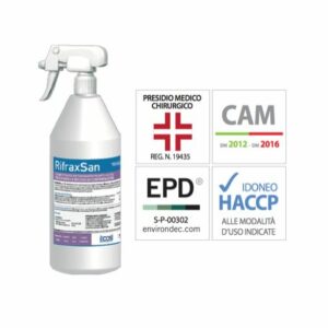 ECOSI RIFRAXSAN Disinfeante detergente per superfici a rischio contagio 1Lt PMC