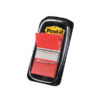 segnapagina post-it 680-1 rosso 25.4x43.6mm 50fg index