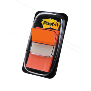 segnapagina post-it 680-4 arancio 25.4x43.6mm 50fg index