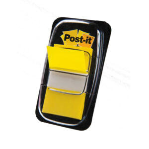 segnapagina post-it 680-5 giallo 25.4x43.6mm 50fg index