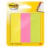 segnapagina post-it 671-3 (300fg) 3colori index 25x76mm in carta