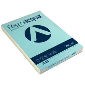 carta rismacqua 90gr a3 300fg mix 5 colori favini