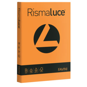 carta rismaluce 140gr a4 200fg arancio 56 favini