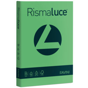 carta rismaluce 140gr a4 200fg verde 60 favini