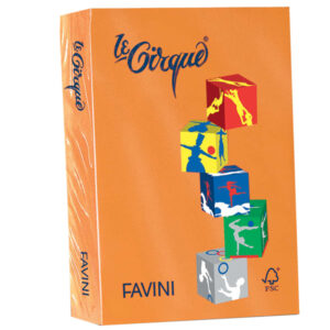 carta lecirque a4 80gr 500fg arancio 205 favini