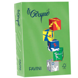 carta lecirque a4 160gr 250fg verde prato 203 favini