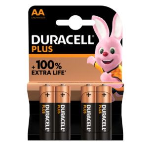 blister 4 pile mn1500 duracell plus 100 - stilo aa