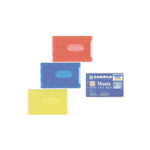 busta porta cards 8,5x5,4 02/7828 pvc rigido col.assortiti favorit